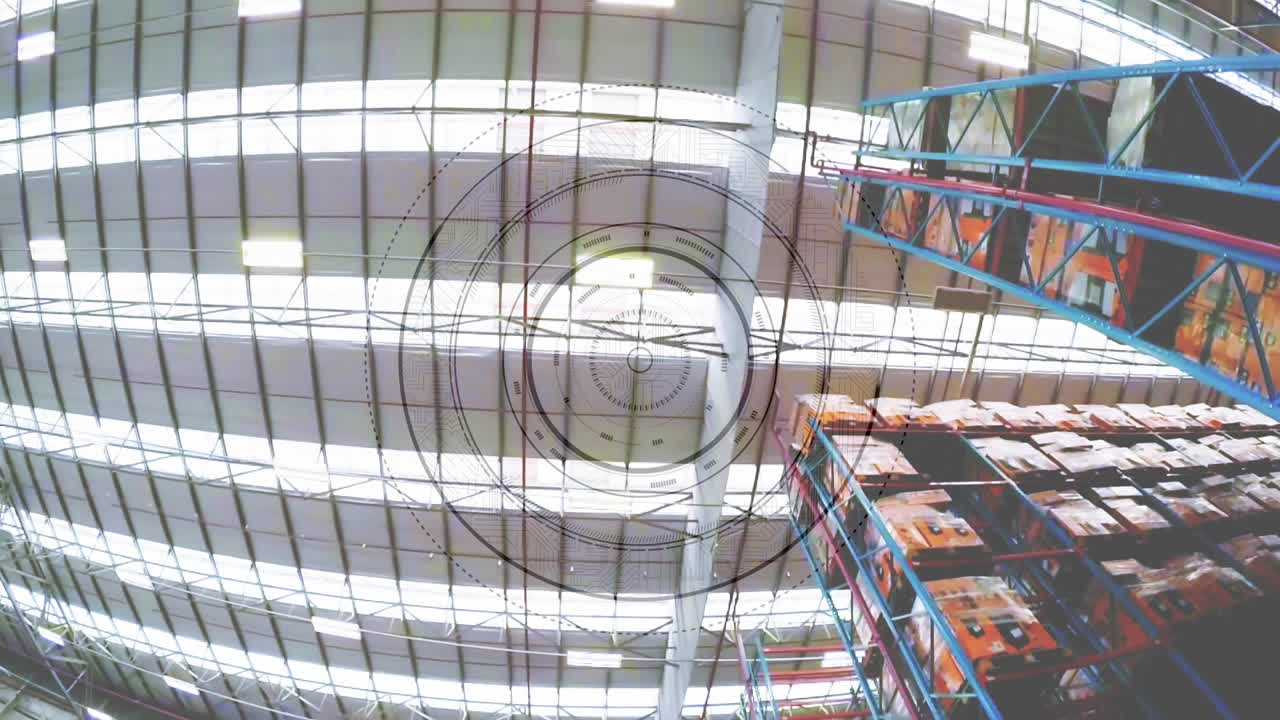 倉庫上のスコープスキャンのアニメーション