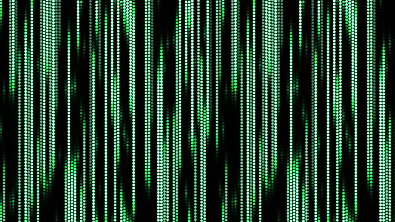 animación de puntos línea cibernética gráficos de movimiento