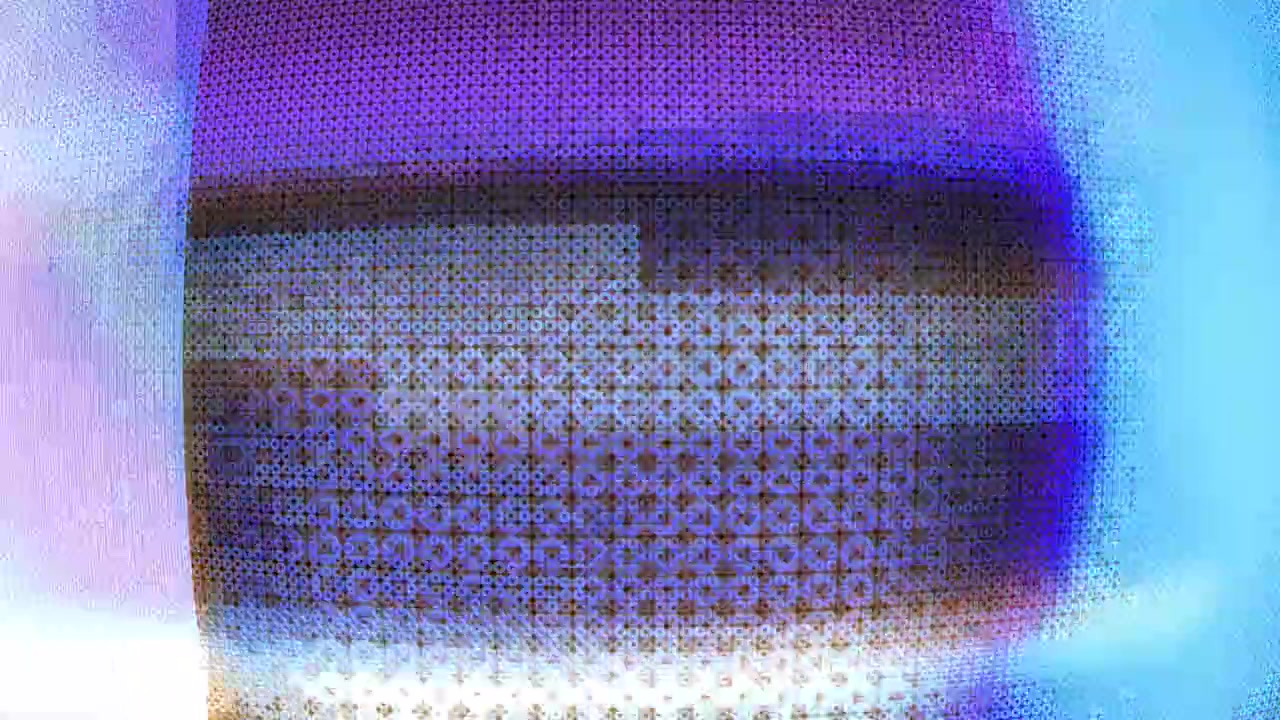 Abstract Digital Glitch Effect with Geometric Patterns
