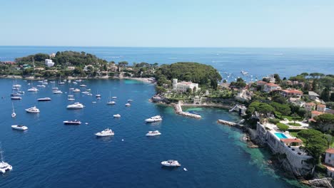 Beaulieu-Und-Cap-Ferrat-Frankreich-Drohne,-Luftaufnahme