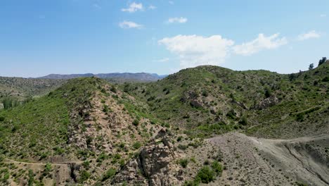 montagnes de la province de paktia, en afghanistan