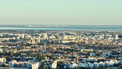 montpellier's la mosson: where residential towers meet sea breezes.