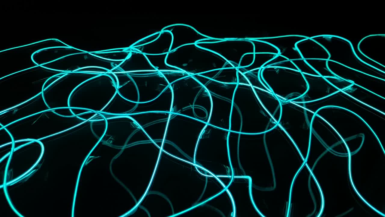 Reflection of abstract texture pattern with light on a crystal ball