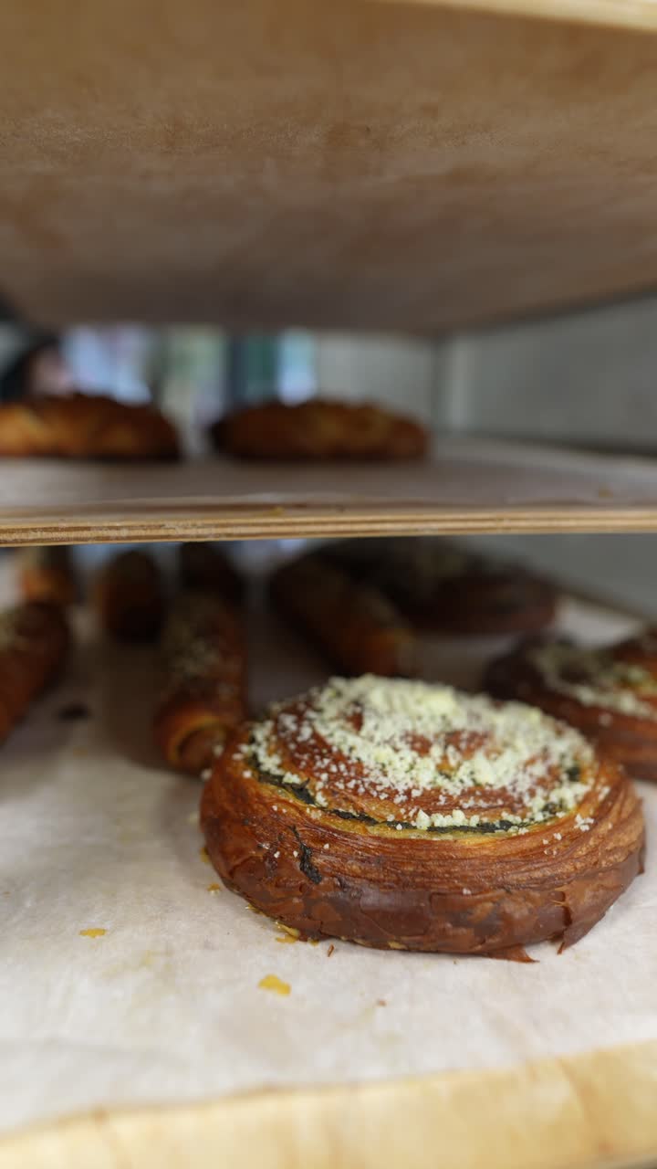 daneses recién horneados