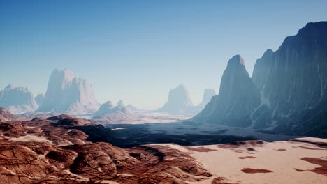 paisaje rocoso del desierto