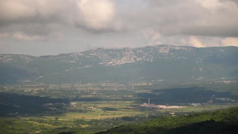 the village of plomin and the power station