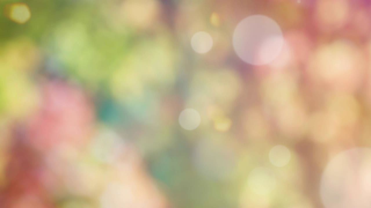 Abstract spring background with bokeh