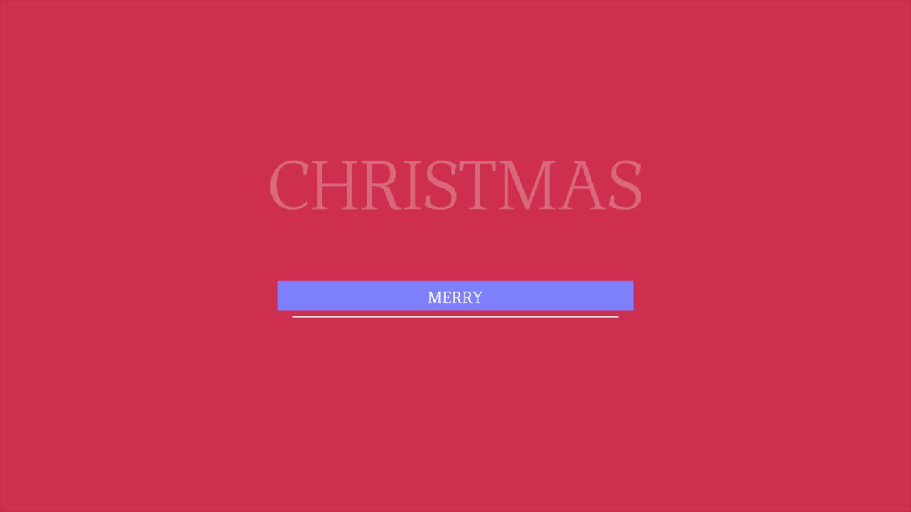 веселое рождество современный текст на красном градиенте