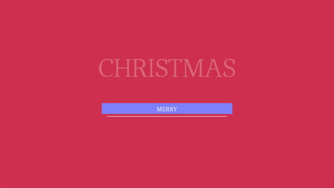 Texto-Moderno-De-Feliz-Navidad-En-Degradado-Rojo