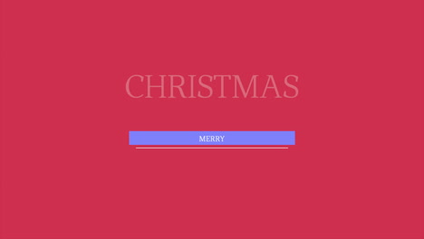 texto de navidad feliz en gradiente rojo moderno