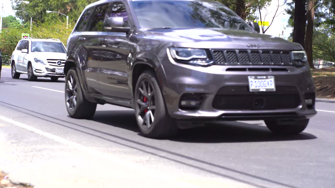 Latin american highway . Low angle of highway
