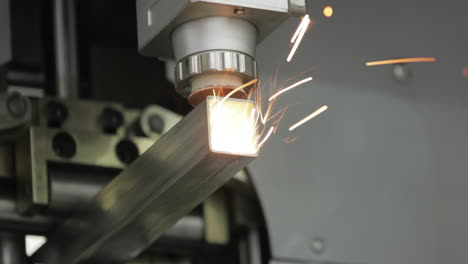 CNC-Laser-cutting-of-metal,-modern-industrial-technology.