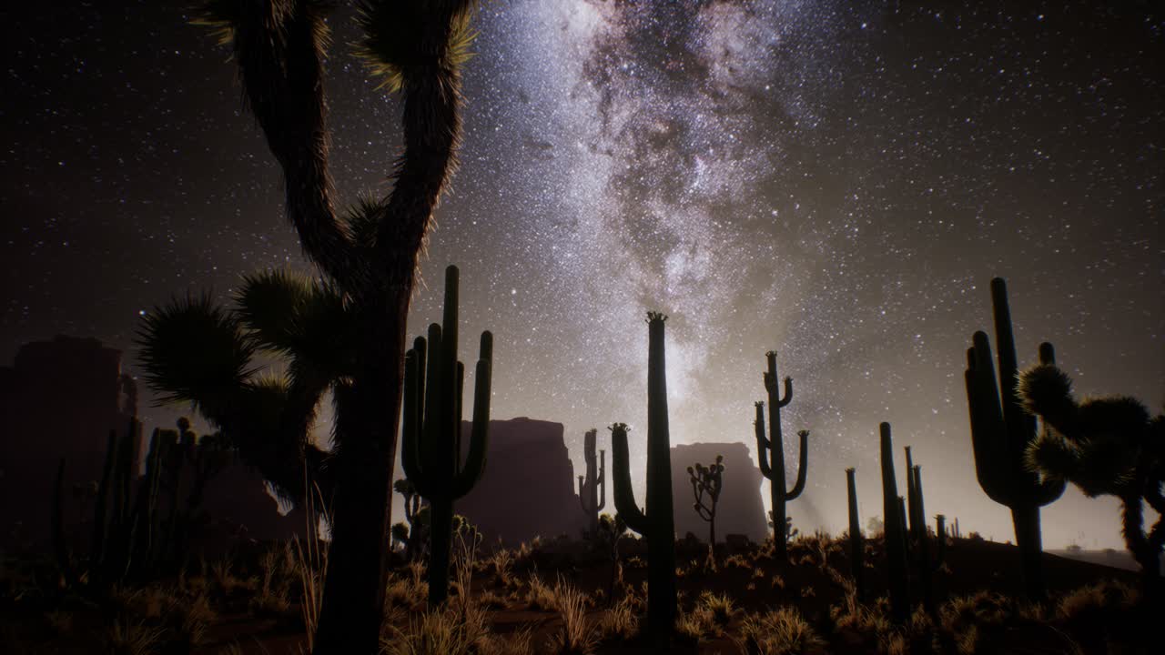 The Milky Way above the Utah desert, USA