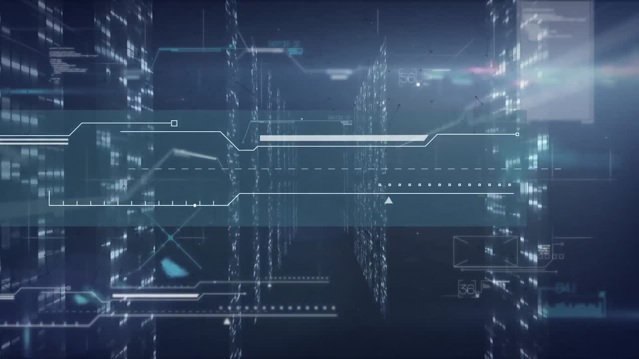animación de marcadores y procesamiento de datos a través de servidores informáticos