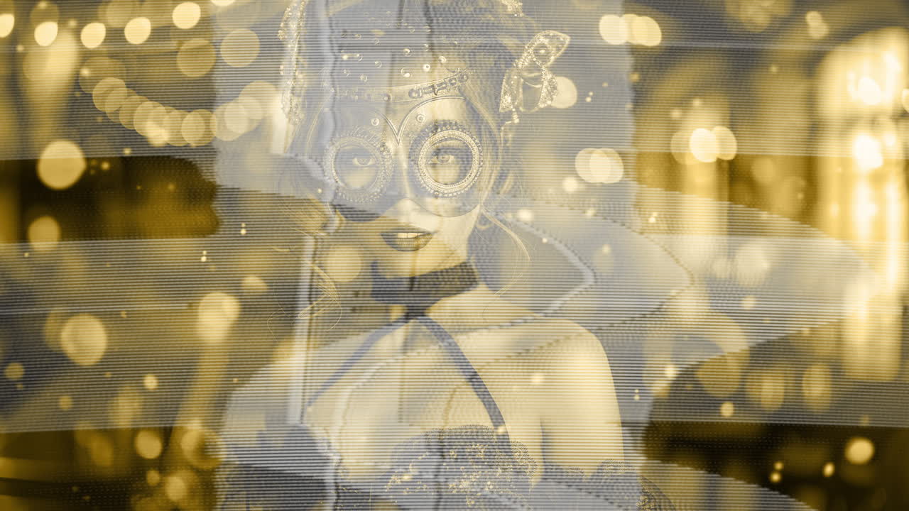 여성 vr 헤드과 함께 ai로 만들어진 기술