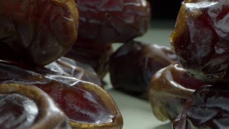 macro close up of date fruit