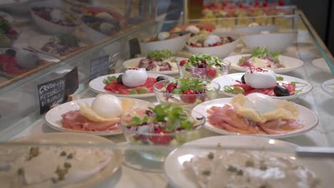 salads and appetizers at self-serve restaurants