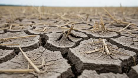 Cracked Earth: A Stark Representation of Drought&#039;s Impact on Agriculture and the Environment Depicting the Harsh Reality of Unsustainable Practices