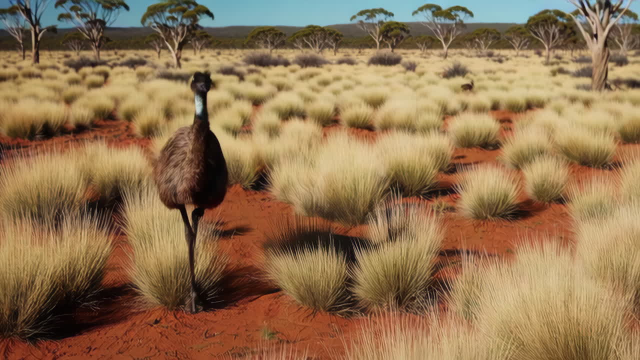 Emu in the Australian Outback