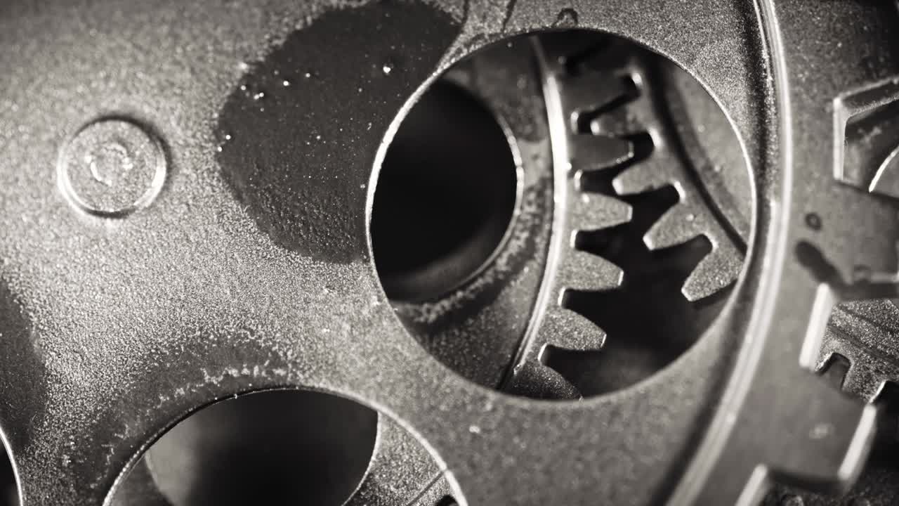 시계 기어 및  배경