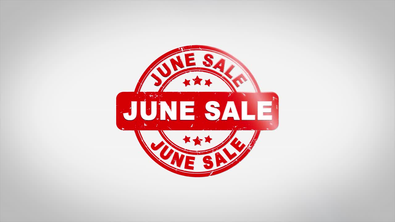 June Sale Stamp Graphic