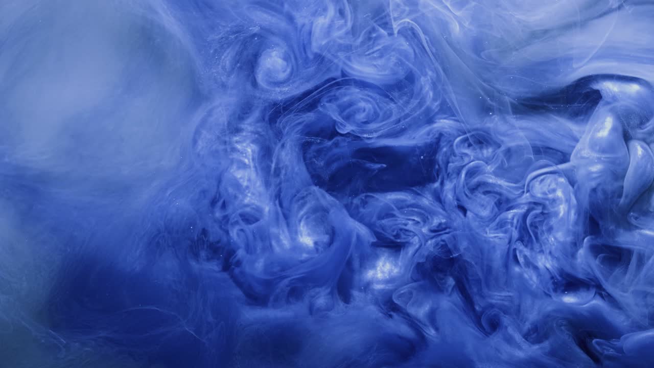 sovrapposizione di vapore che scorre acciaio nebbia blu movimento delle nuvole