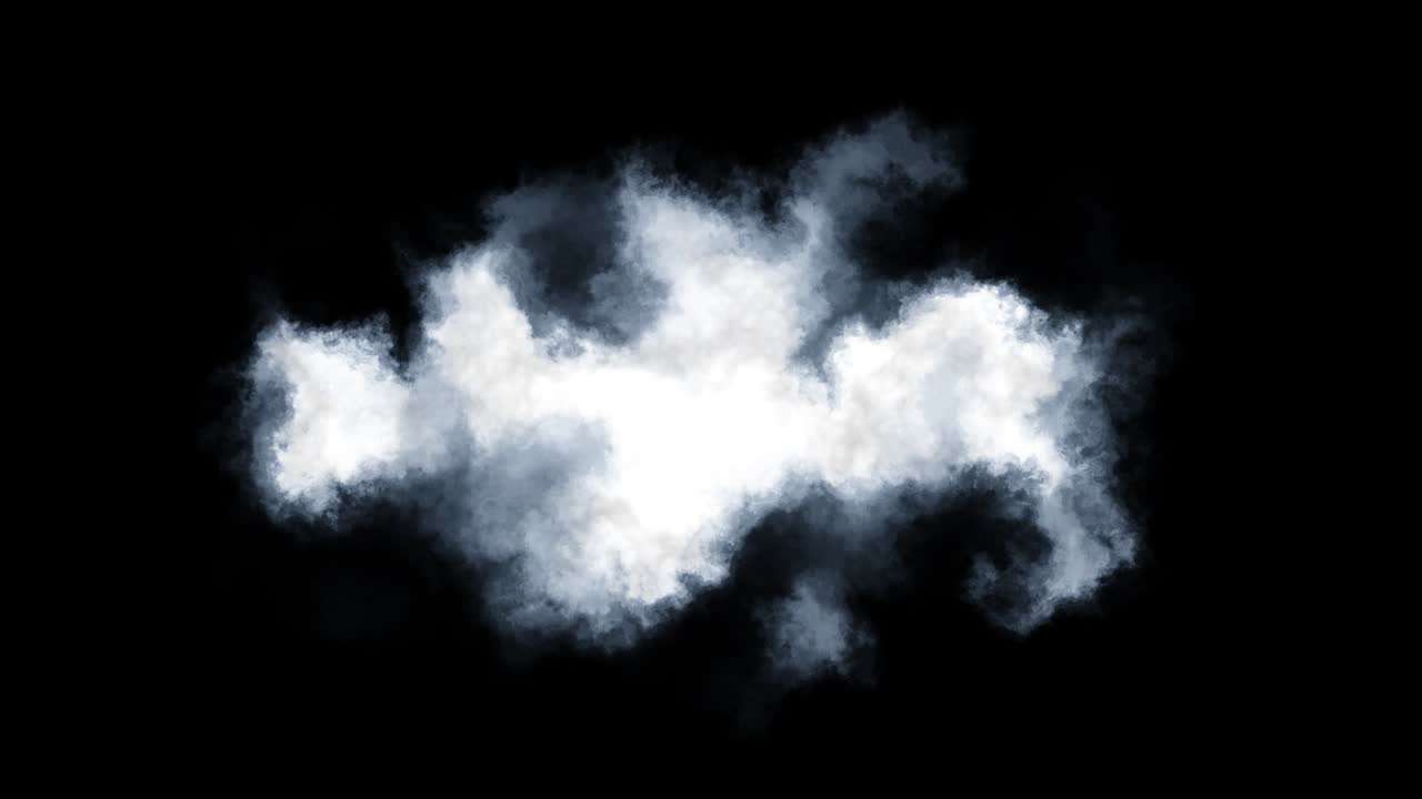 검은 바탕에 4k 색 구름 루프