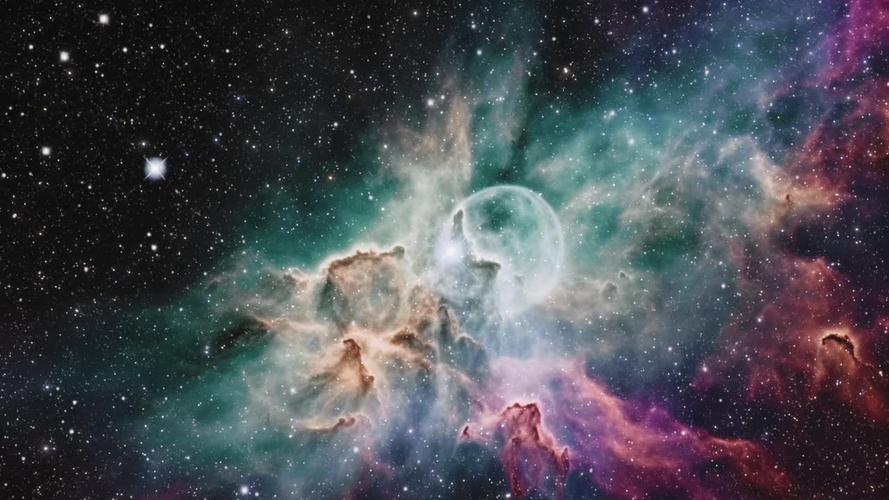 maravillas galácticas del espacio profundo tecnología de viajes por satélite vistas aéreas de estrellas y nebulosas