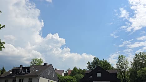 blue sky and white clouds nature background