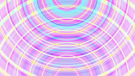 psychedelic background with symmetry of multicolored concentric circles