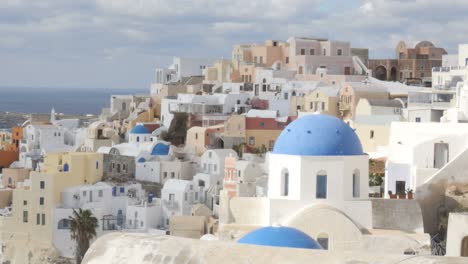 santorini grecia - lapso de tiempo oia aldea de santorini islas griegas