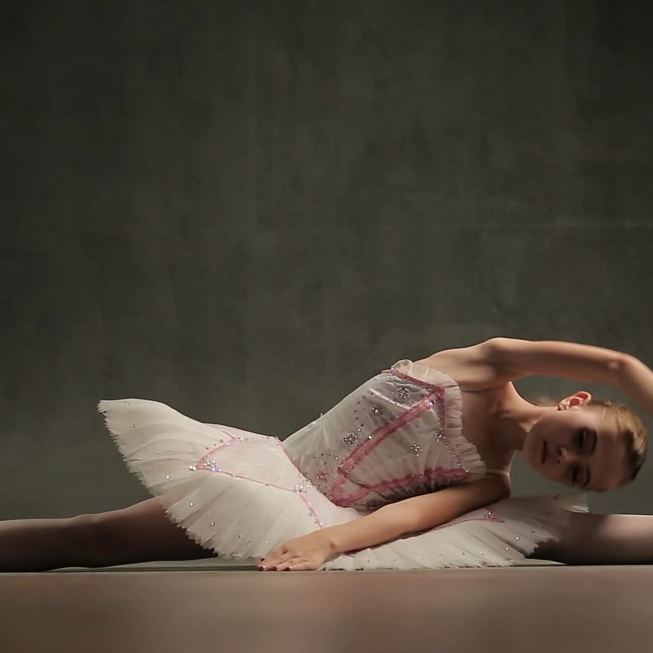 Ballerina In Ballet Studio