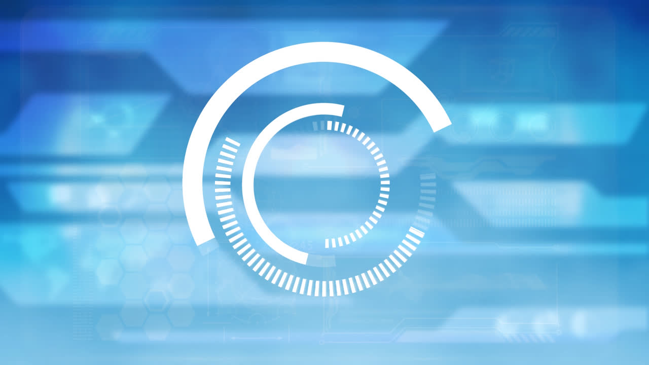 círculos giratorios y placas de circuitos