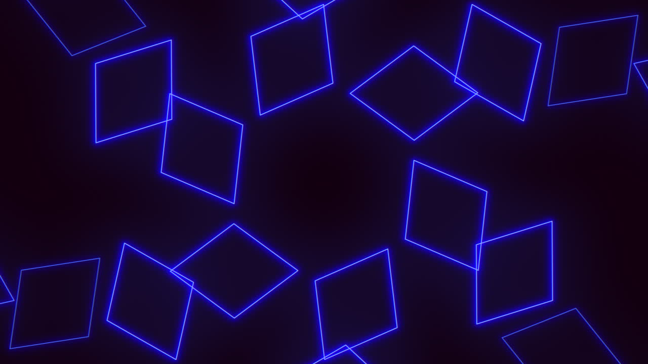 patrón de cuadrícula cuadrada azul brillante con cuadrados iluminados