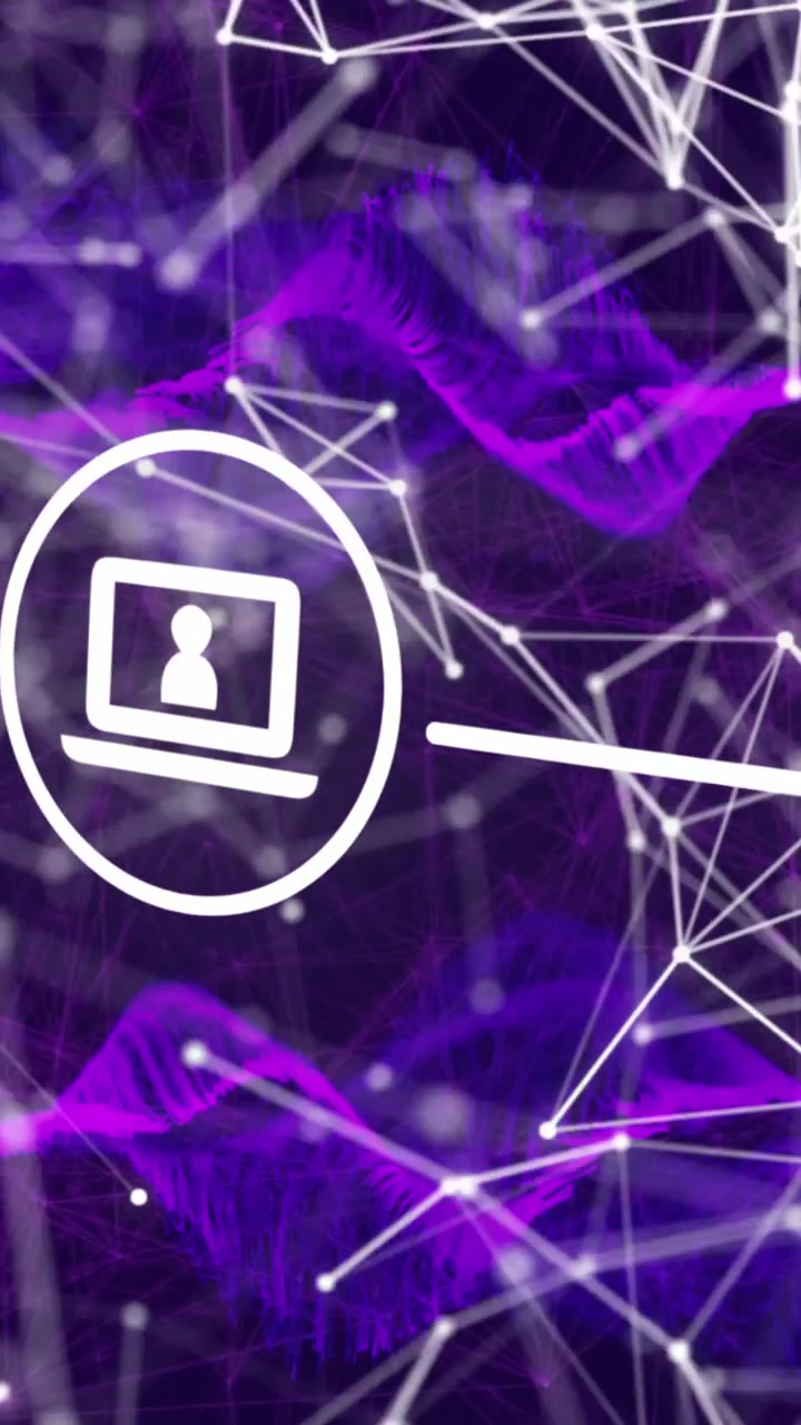 Animation of data processing over network of connections