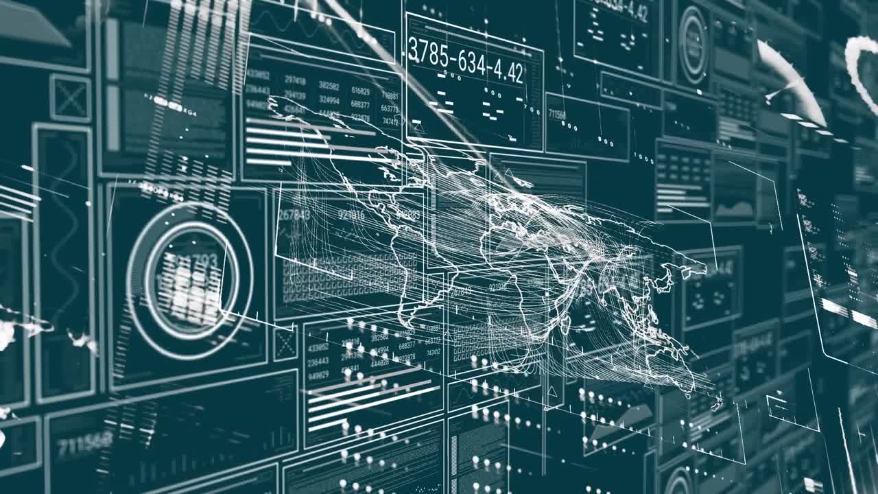 animazione delle statistiche e elaborazione dei dati finanziari