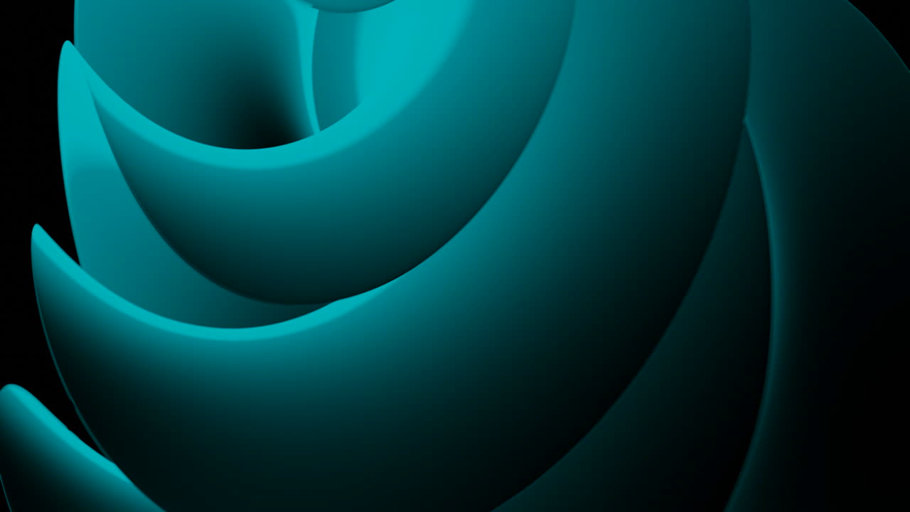 Teal Abstract 3D Background