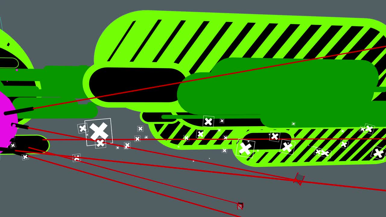 매이지 않는 그림으로 화려한 추상적인 배경