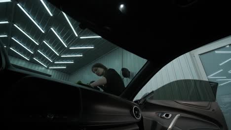 professional car detailing – washing, ceramic coating, and interior cleaning