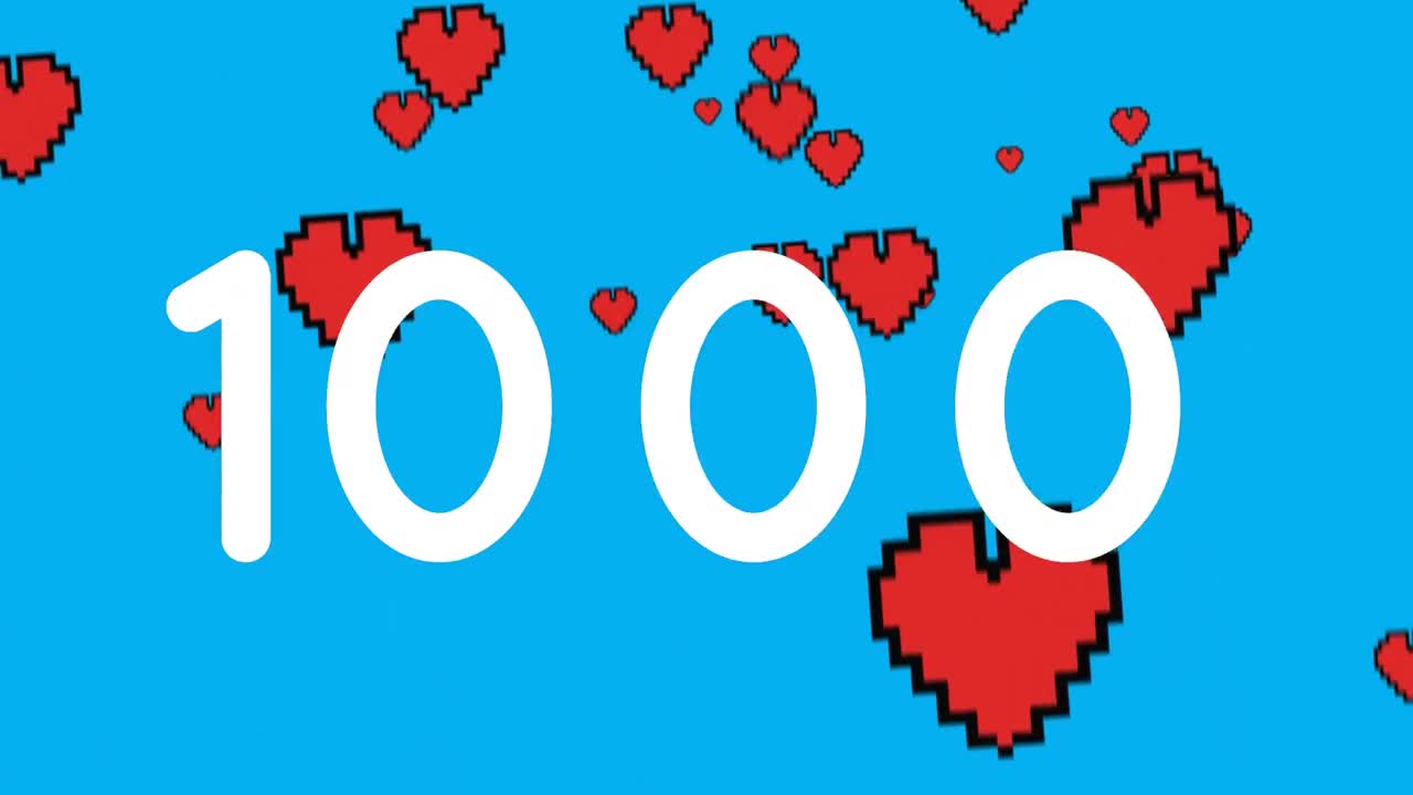 숫자와 심장 아이콘