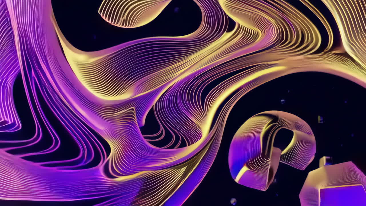 Abstract Neon Shapes