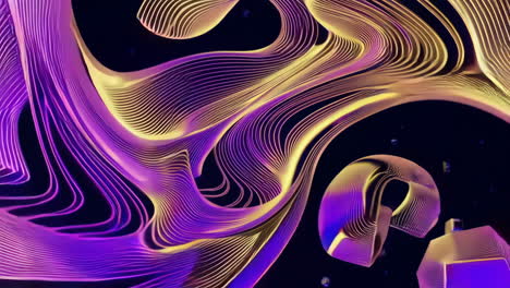 formas abstractas de neón