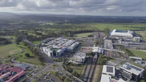 Robina-Hospital-In-Der-Nähe-Der-Robina-Station-In-Queensland,-Australien