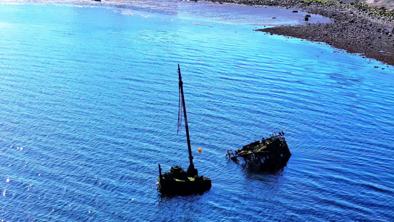 Shipwreck in the Sea