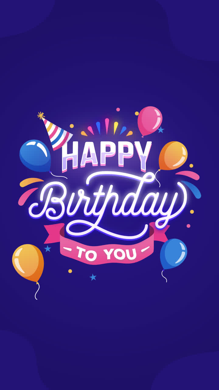 feliz cumpleaños diseño gráfico