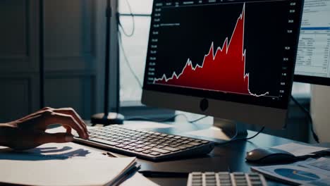análisis de datos empresariales en computadora