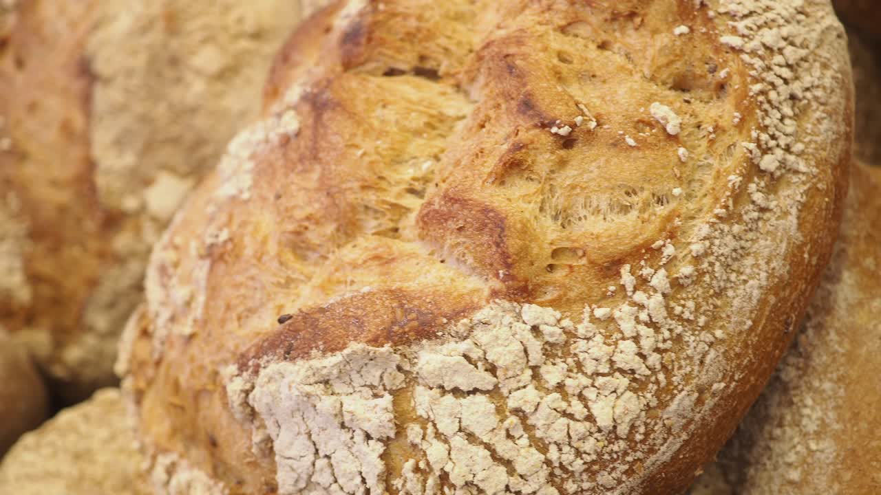 Closeup of Freshly Baked Bread