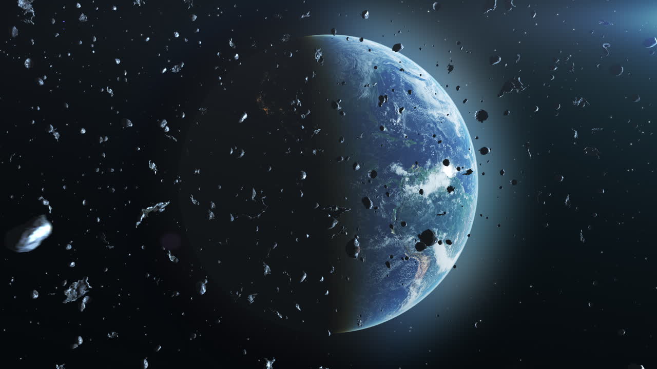 земля под астероидным дождем