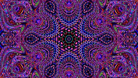 beautiful abstract kaleidoscope that shines, a radiant light that regulates the subtle movements