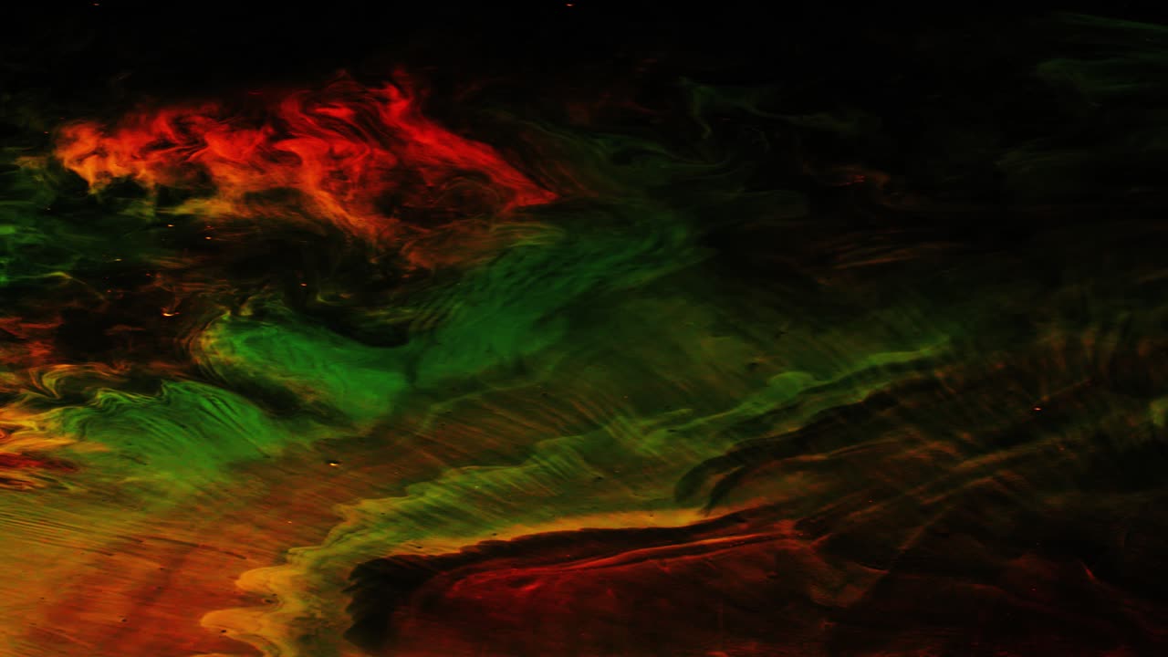 신비한 행성의 컬러 표면